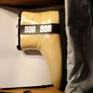New clear rubber UGG booties